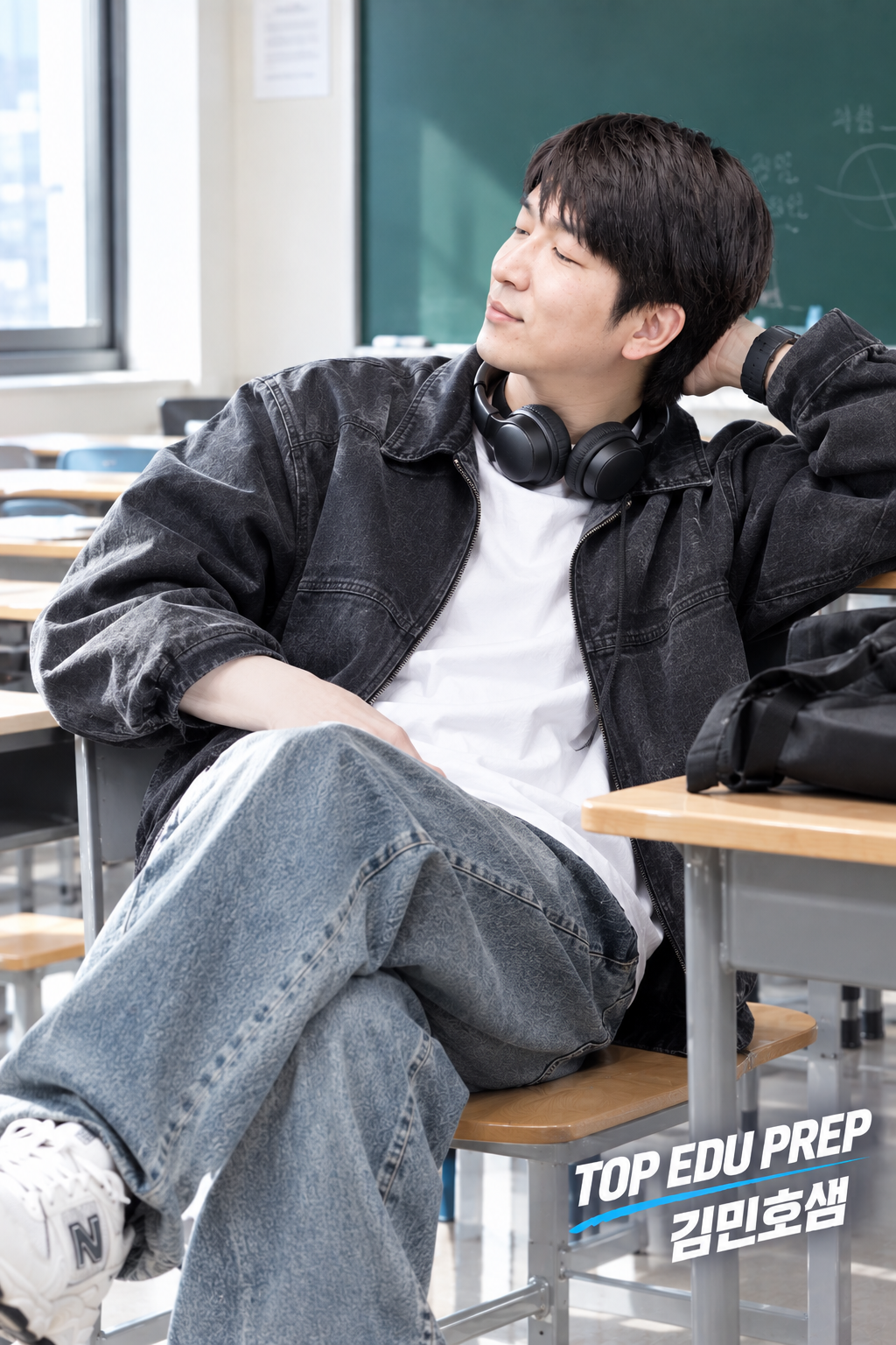 교실에서 학습하는 학생 사진